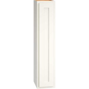 9″ X 42″ WALL CABINET WITH SINGLE DOOR IN CLASSIC SNOW