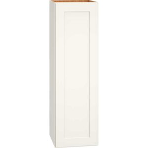 W1239 - WALL CABINET WITH SINGLE DOOR IN OMNI SNOW