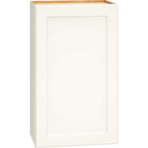 W1830 - WALL CABINET WITH SINGLE DOOR IN OMNI SNOW