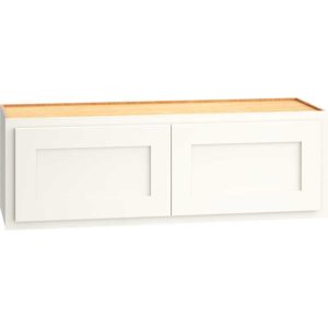 W3612 -  WALL CABINET WITH DOUBLE DOORS IN CLASSIC SNOW