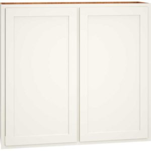 W4239 - WALL CABINET WITH DOUBLE DOORS IN CLASSIC SNOW