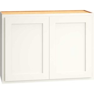 W3324 - WALL CABINET WITH DOUBLE DOORS IN CLASSIC SNOW