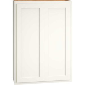 30″ X 42″ WALL CABINET WITH DOUBLE DOORS IN CLASSIC SNOW